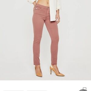 AG The Prima Cigarette leg Dusty Blush jeans size 26R